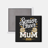 Senior Cheer Mama Cl von 2026 Magnet (Vorderseite/Rückseite)