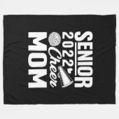 Senior Cheer Mom 2022 Cheerleader Cheer Mom Class Fleecedecke (Vorderseite (Horizontal))