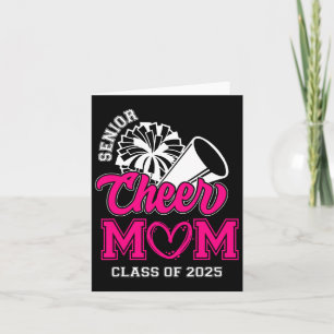 Senior Cheerleader Mama Cheer Cl of 2025 Abschluss Karte
