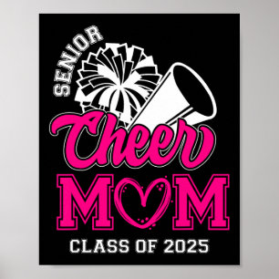 Senior Cheerleader Mama Cheer Cl of 2025 Abschluss Poster