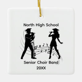 Senior-Chor-Band-Noten Keramikornament