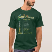 Senior Citizen Sims Code Funny Grandpa T-Shirt (Vorderseite)