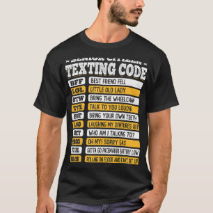 Senior Citizen Sims Code Funny Old People Gift T-Shirt