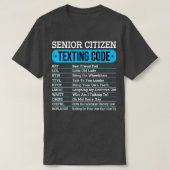 Senior Citizen Sims Code Funny Old People Gift T-Shirt (Design vorne)