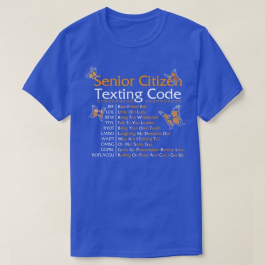 Senior Citizen Testcode Oma oder Opa Reti T-Shirt (Design vorne)