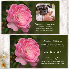 Senior Citizens Services und Pet Care Foto Visitenkarte