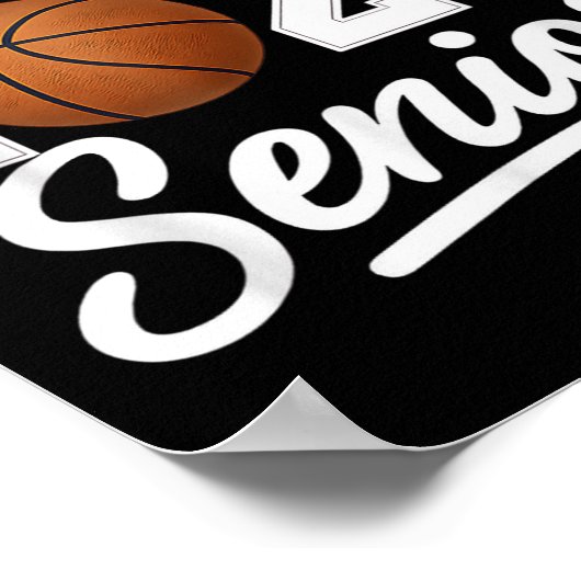 Senior Cl 2026 Basketball Champion School Spirit A Poster (Ecke)