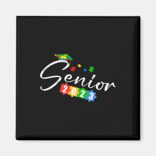 Senior CL of 2023 Autismus Awareness School Gradua Magnet