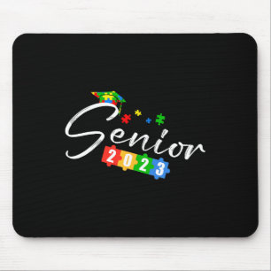Senior CL of 2023 Autismus Awareness School Gradua Mousepad