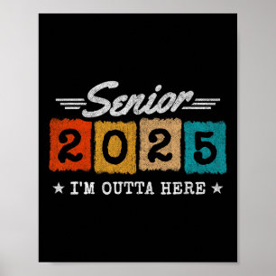 Senior Cl of 2025 - Senior Abschluss 2025 - Senio Poster