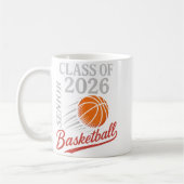 Senior Cl Of 2026 - Basketball Team Sports Kaffeetasse (Links)