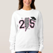 Senior Class 2025 Retro Abschluss Senior Tshirt (Vorderseite)