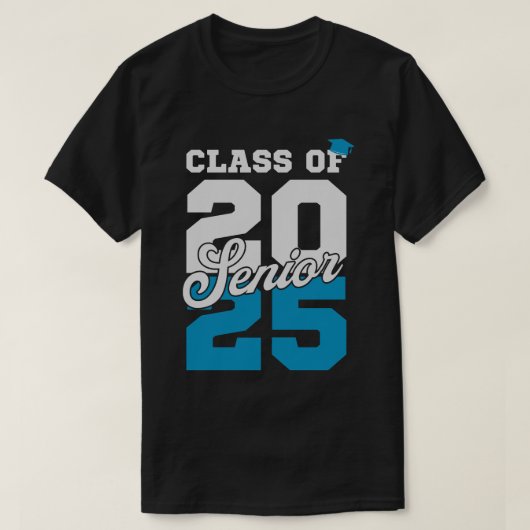 Senior Class 2025, Senior 2025 Zurück zur Schule T-Shirt (Design vorne)