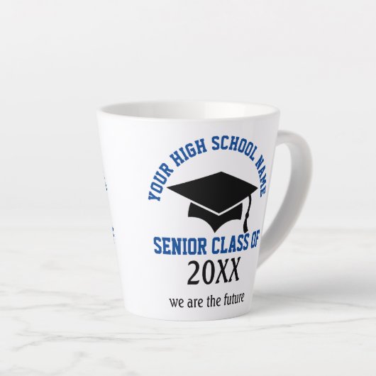 Senior Class 20XX Latte-Tasse Milchtasse (Rechte Ecke)