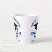 Senior Class 20XX Latte-Tasse Milchtasse (Vorderseite)