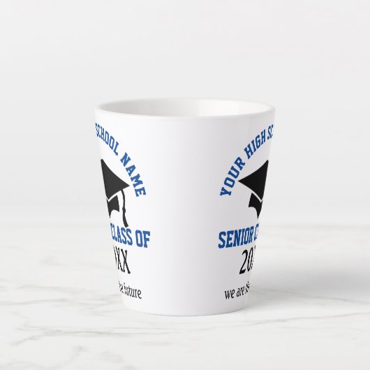 Senior Class 20XX Latte-Tasse Milchtasse (Vorderseite)