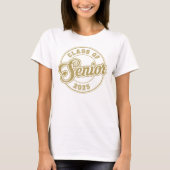 Senior Class Abschluss 2025 Custom T - Shirt (Vorderseite)