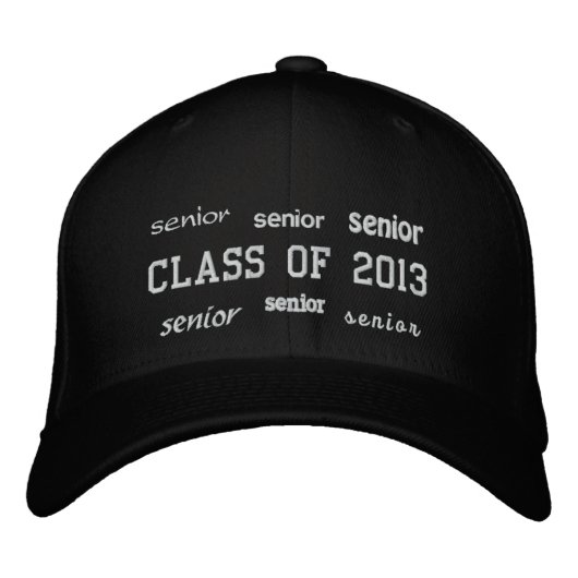 Senior Class of 2013 - StickHat Bestickte Baseballkappe (Vorderseite)
