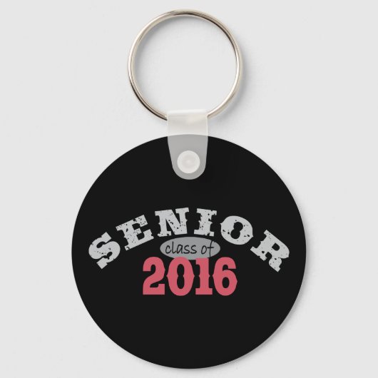 Senior Class of 2016 Red Schlüsselanhänger (Vorderseite)