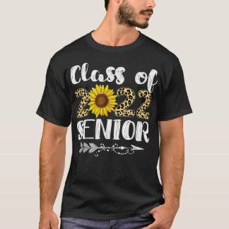 Senior Class of 2022 22 Graduate Sunflower Graduat T-Shirt