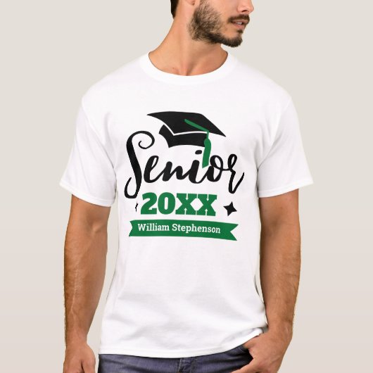 Senior class of 2022 Abschluss year name T - Shirt (Vorderseite)