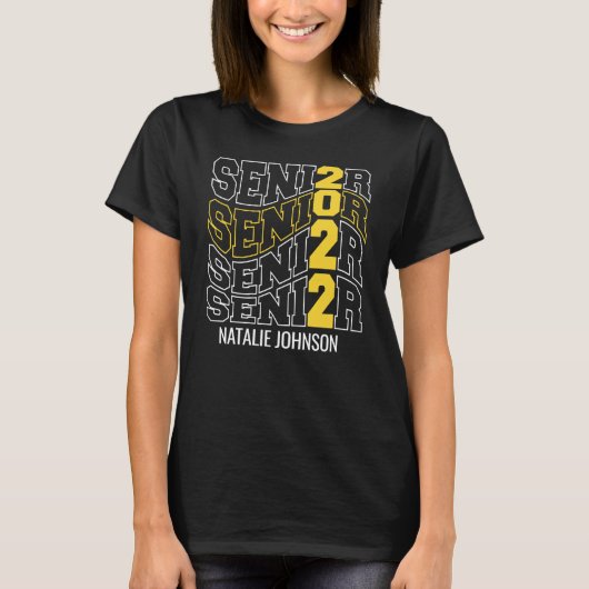 SENIOR CLASS OF 2022 GRADUATE T-Shirt (Vorderseite)