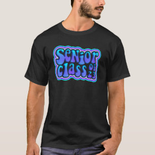 Senior Class of 2023 70er Graffiti Abschluss T-Shirt