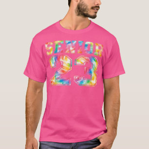 Senior Class of 2023 Abschluss, Niedliche Gefärbte T-Shirt