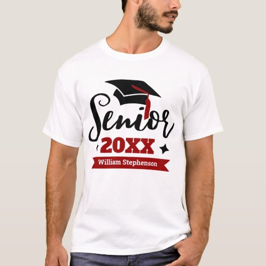 Senior class of 2023 Abschluss year naming T-Shirt (Vorderseite)