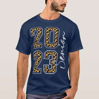 Senior class of 2023 graduate Leopard Abschluss T-Shirt
