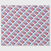 Senior Class of 2025 Abschluss Design Geschenkpapier (Flach)