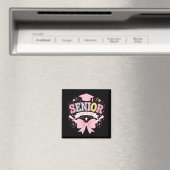 Senior Class of 2025 Abschluss Pink Coquette Bow Magnet (In Situ (Geschirrspüler))