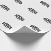 Senior Class of 2025 Class of 2025 Abschluss Geschenkpapier (Ecke)