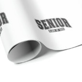 Senior Class of 2025 Class of 2025 Abschluss Geschenkpapier (Rolleneckpunkt)