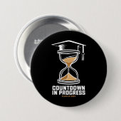 Senior Class of 2025 Countdown to Abschluss Gift Button (Vorne & Hinten)