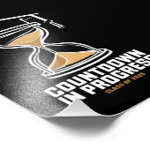 Senior Class of 2025 Countdown to Abschluss Gift Fotodruck (Ecke)