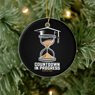 Senior Class of 2025 Countdown to Abschluss Gift Keramik Ornament