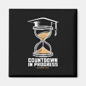 Senior Class of 2025 Countdown to Abschluss Gift Magnet (Vorne)