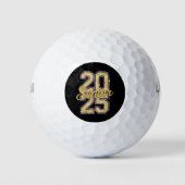 Senior Class of 2025 Gold Abschluss Graduate Golfball (Vorderseite)