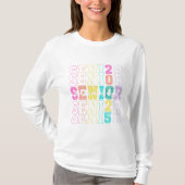 Senior Class of 2025 Pastel Long Sleeve Shirt (Vorderseite)