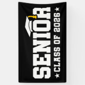 Senior Class of 2026 Bold Graduation Typography Banner (Vertikal)