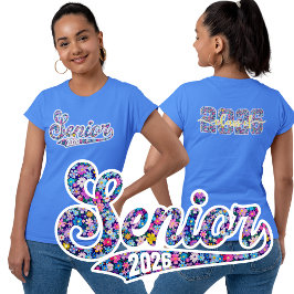 Senior Class of 2026 Floral T - Shirt