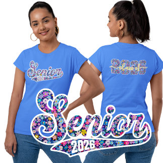 Senior Class of 2026 Floral T - Shirt