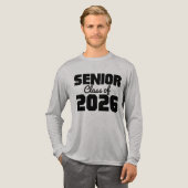 Senior Class of 2026, Graduation 2026 High School Tri-Blend Shirt (Volle Vorderseite)