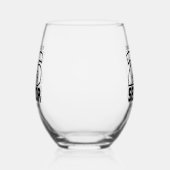 Senior Class of 2026 Graduation Tassel Weinglas Ohne Stiel (Links)