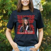 Senior Class of 2026 Personalisiert Foto & Name T-Shirt