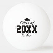 Senior Class of 2026 Personalized Graduation Tischtennisball (Vorderseite)