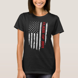 Senior Class of 2031 Abschluss Patriotic American T-Shirt