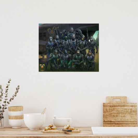 "Senior Command" Poster (Küche)