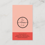 Senior Companion oder Senior Caregier Visitenkarte (Rückseite)